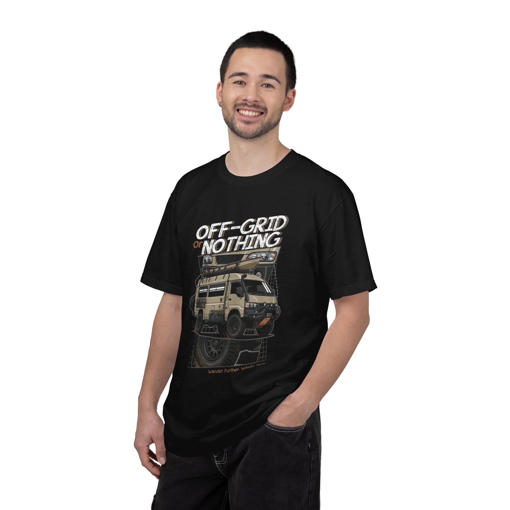 Off-Grid Nothing Adventure T-Shirt — Overland Camper Van Graphic Tee