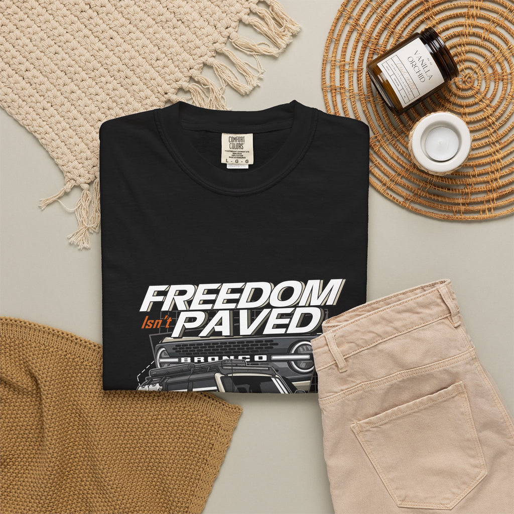 Freedom Off-Road T-Shirt — "Freedom Not Paved" Adventure Tee