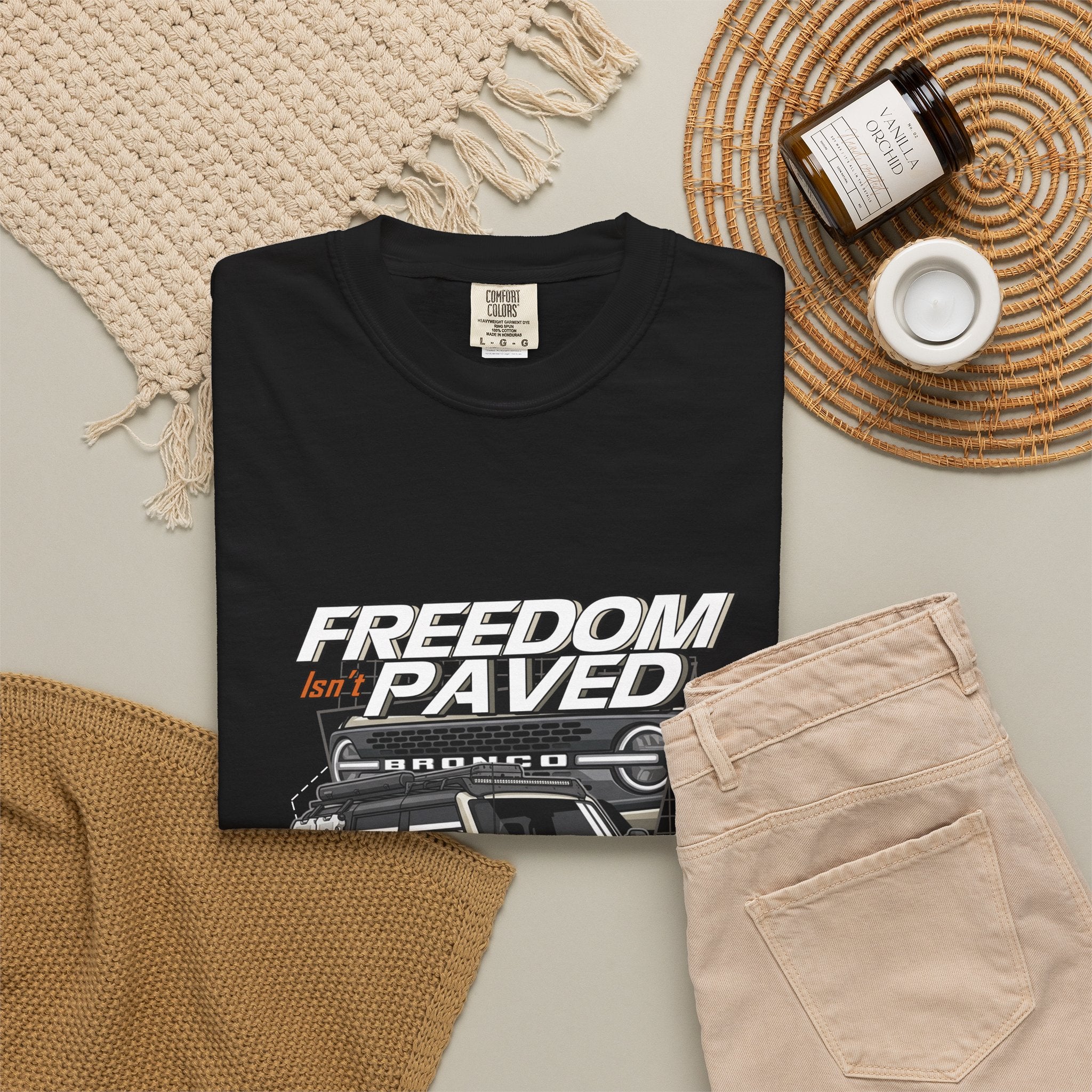 Freedom Off-Road T-Shirt — "Freedom Not Paved" Adventure Tee