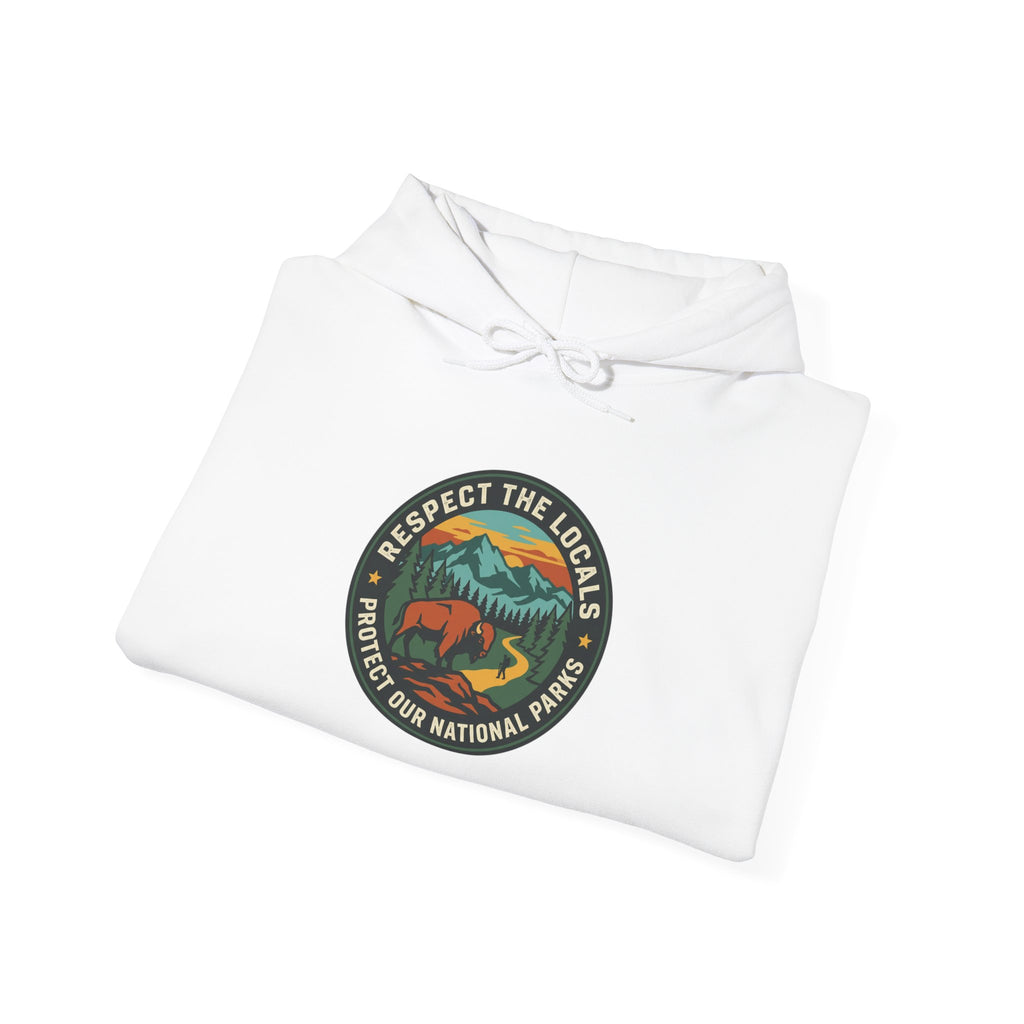 Respect the Locals Patch Hoodie | National Parks, Leave No Trace