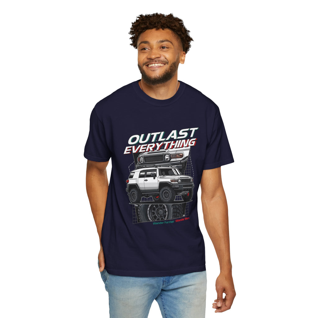 Outlast Everything Off‑Road T-Shirt — 4x4 Adventure Truck Graphic Tee