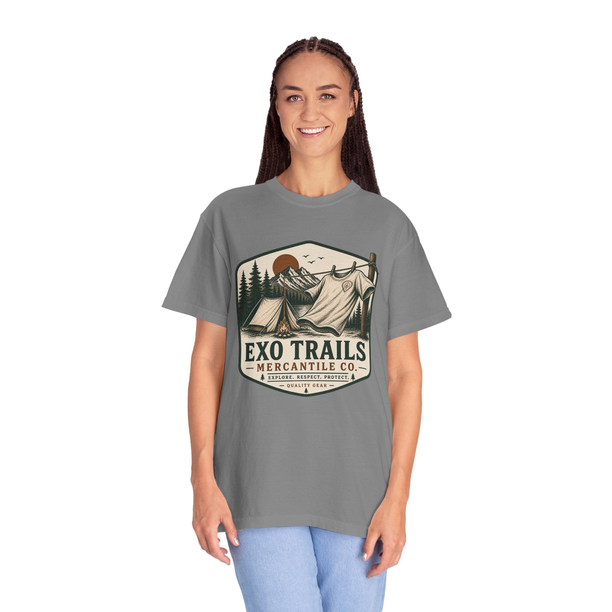 Trail Camp Tee — EXO Trails Campground Graphic T-Shirt