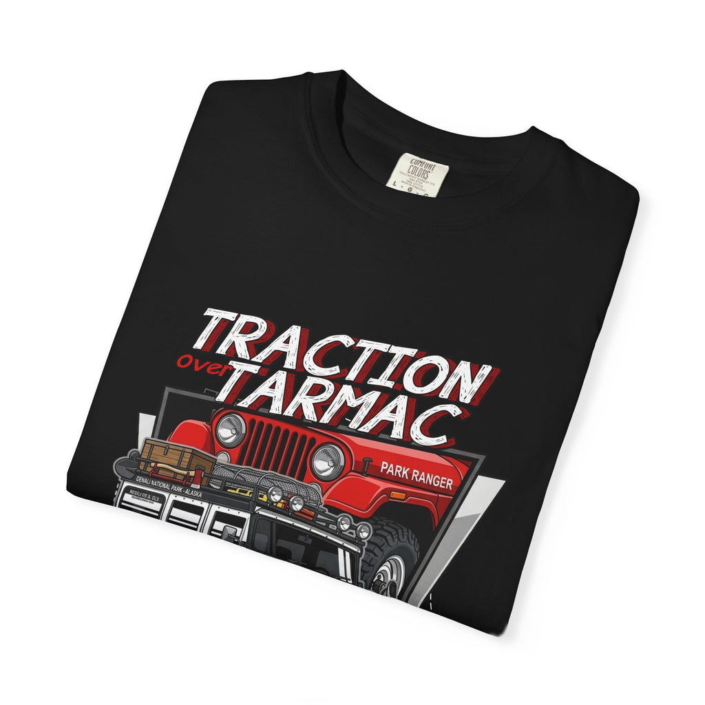 Jeep Off-Road T-Shirt — "Traction on Tarmac" Graphic Tee