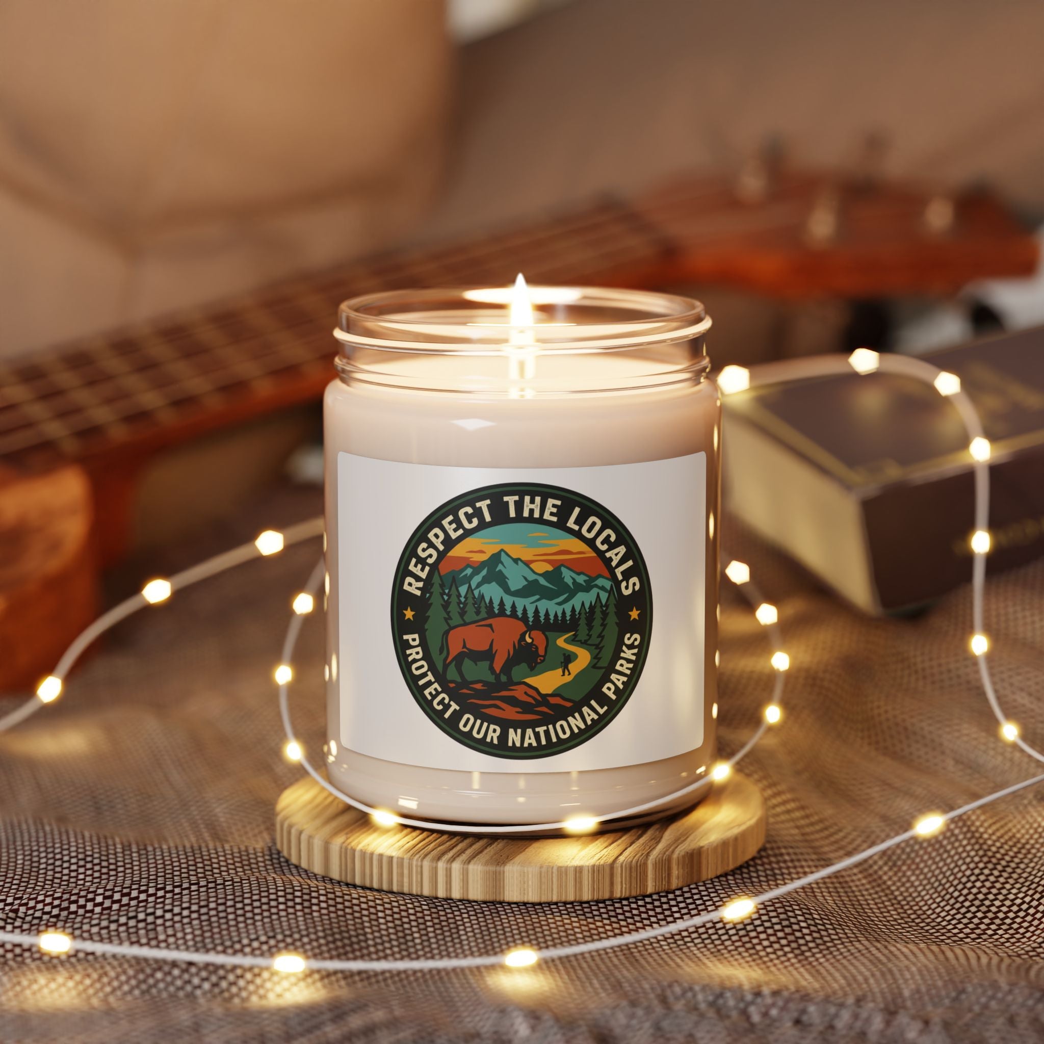 Respect the Locals Soy Candle, Protect Our National Parks | Eco-Friendly, Hiking
