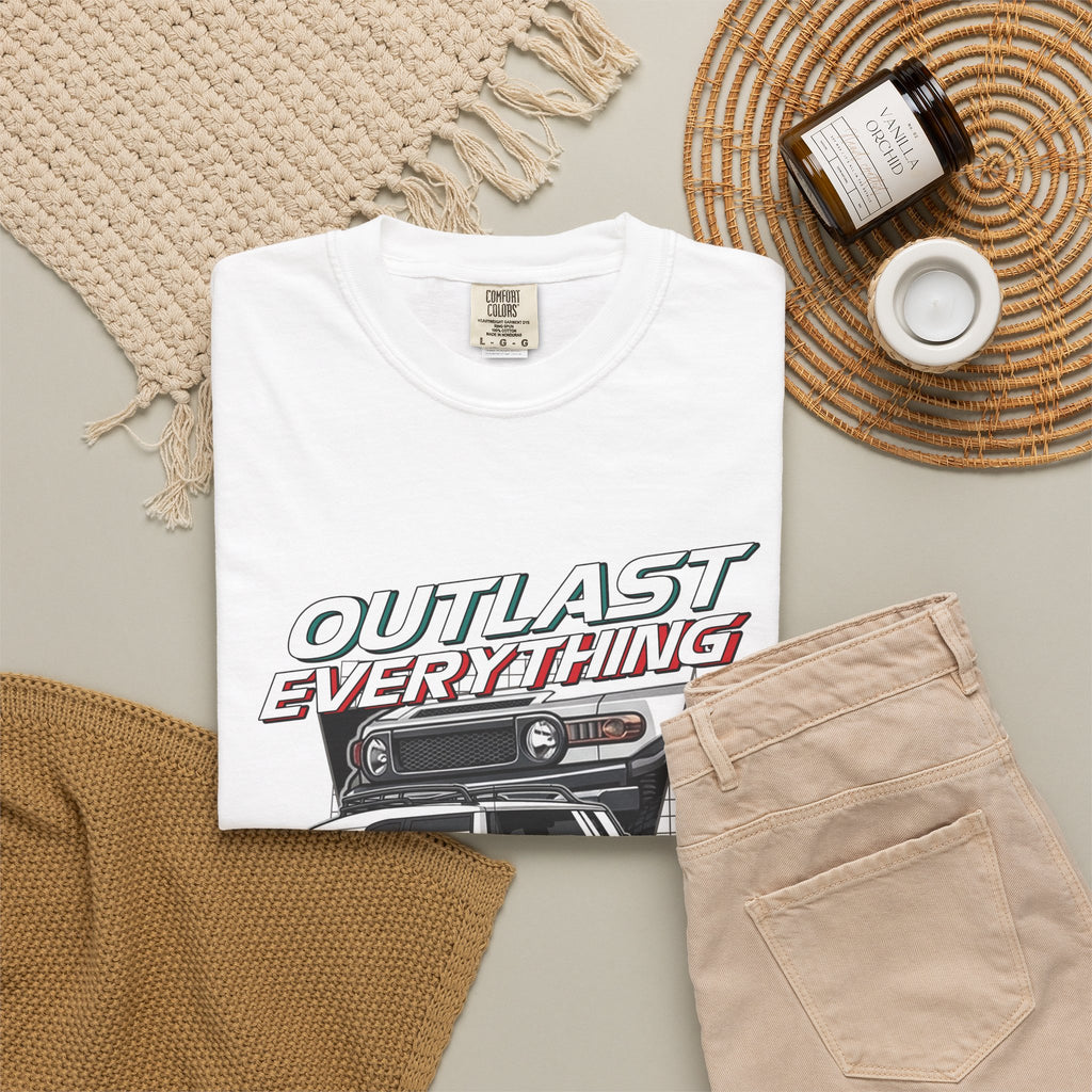Outlast Everything Off‑Road T-Shirt — 4x4 Adventure Truck Graphic Tee
