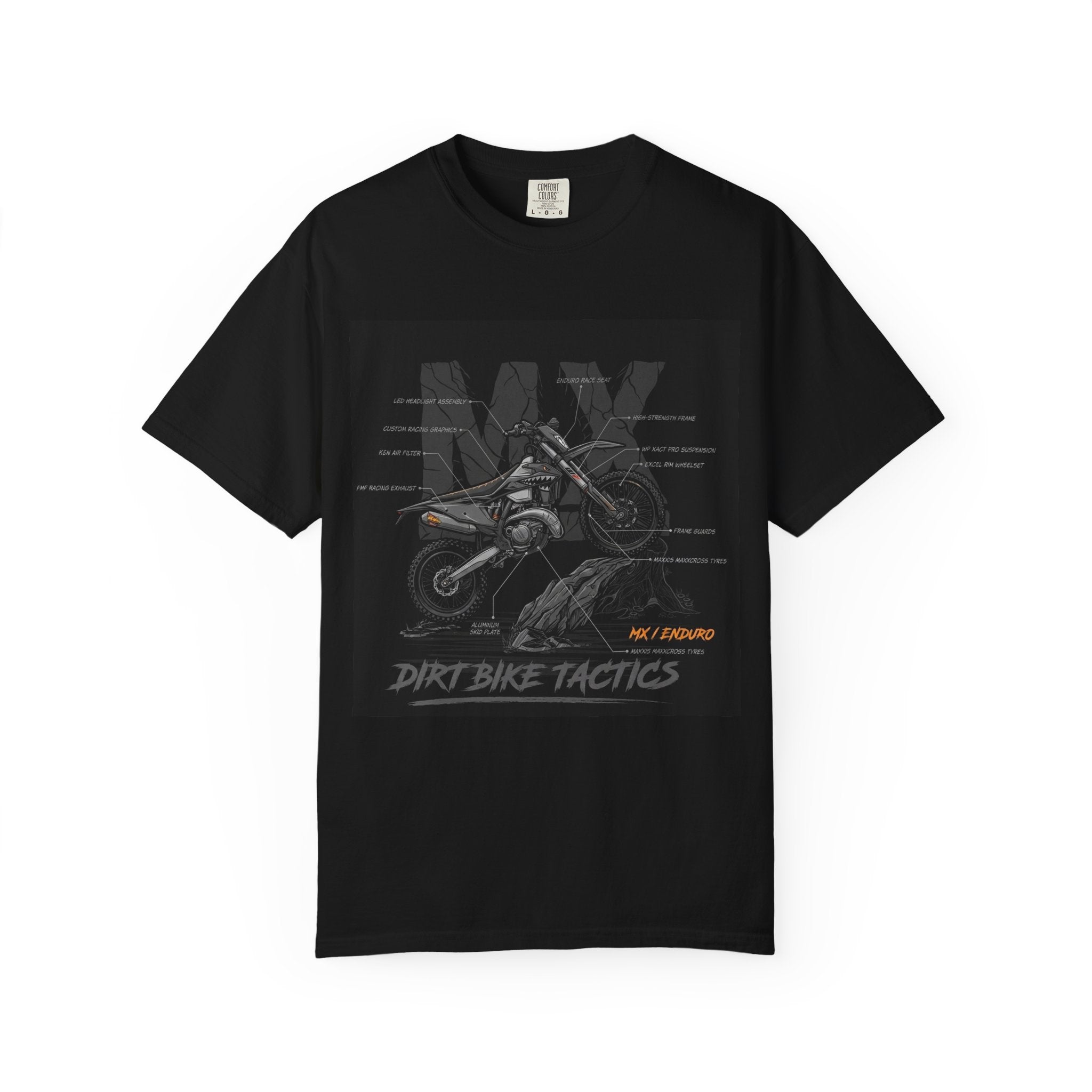 Dirt Bike T-Shirt — MX 'Dirt Bike Tactics' Graphic Tee