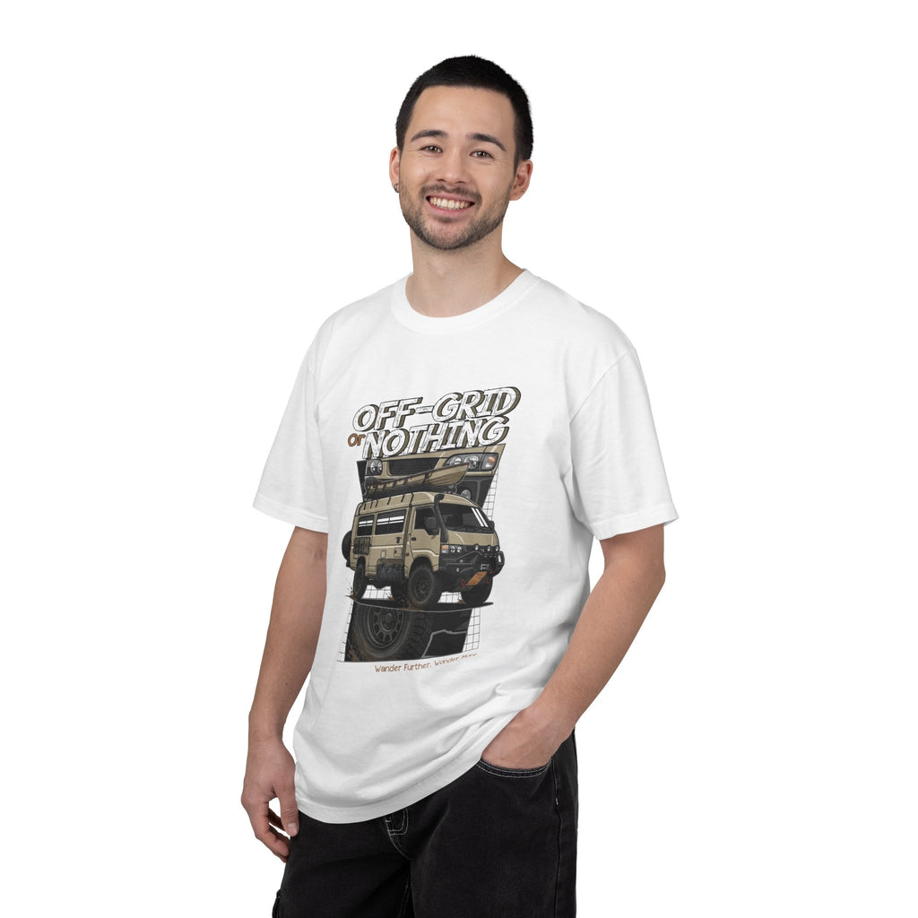 Off-Grid Nothing Adventure T-Shirt — Overland Camper Van Graphic Tee