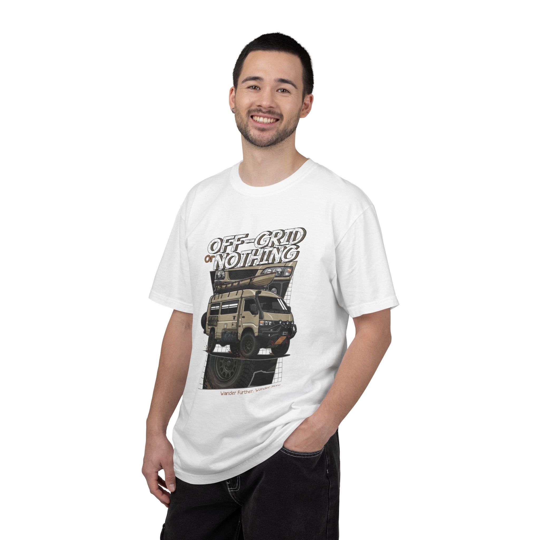 Off-Grid Nothing Adventure T-Shirt — Overland Camper Van Graphic Tee