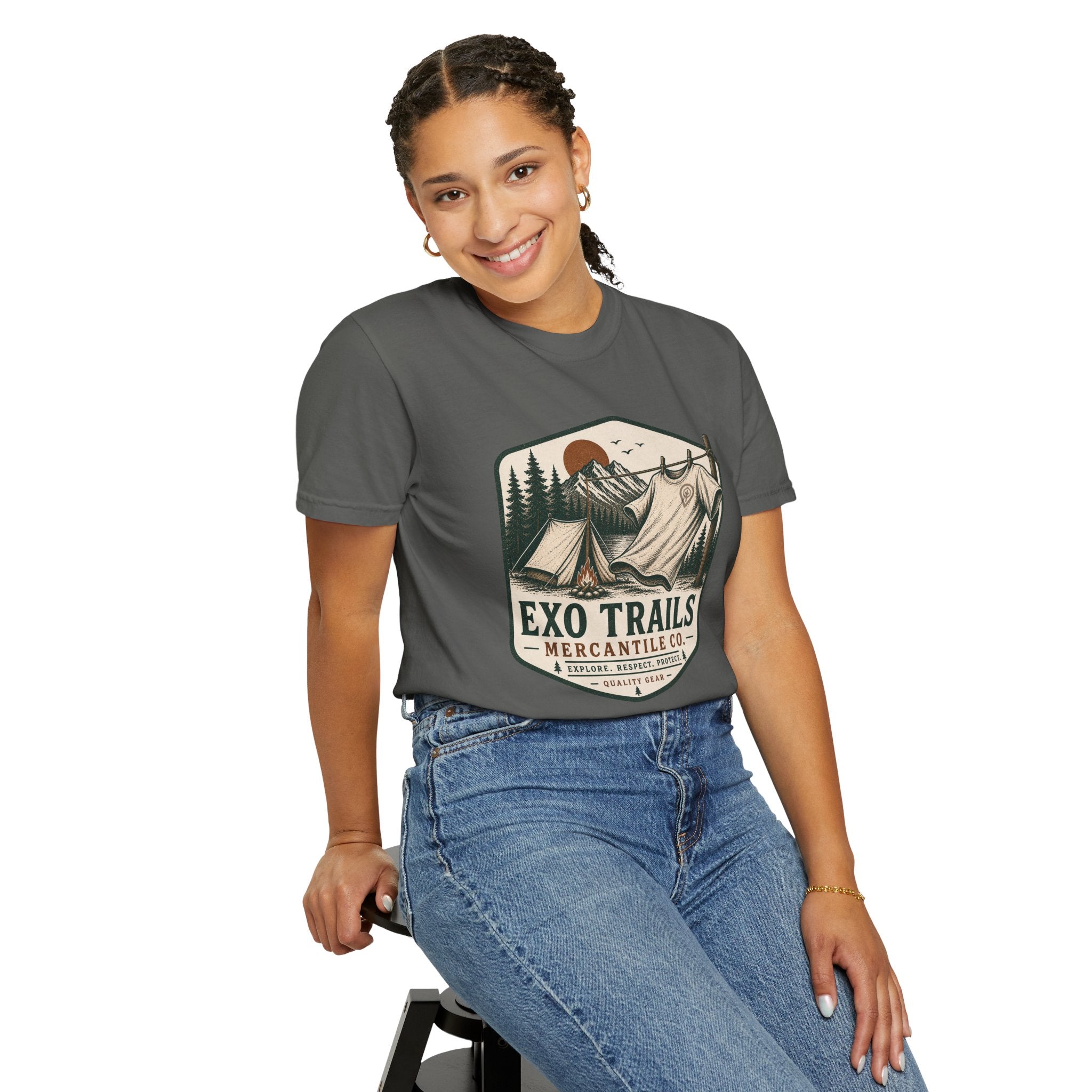 Trail Camp Tee — EXO Trails Campground Graphic T-Shirt