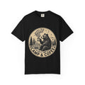 Camp & Coffee Bear T-Shirt — Camping Graphic Tee for Outdoors Lovers