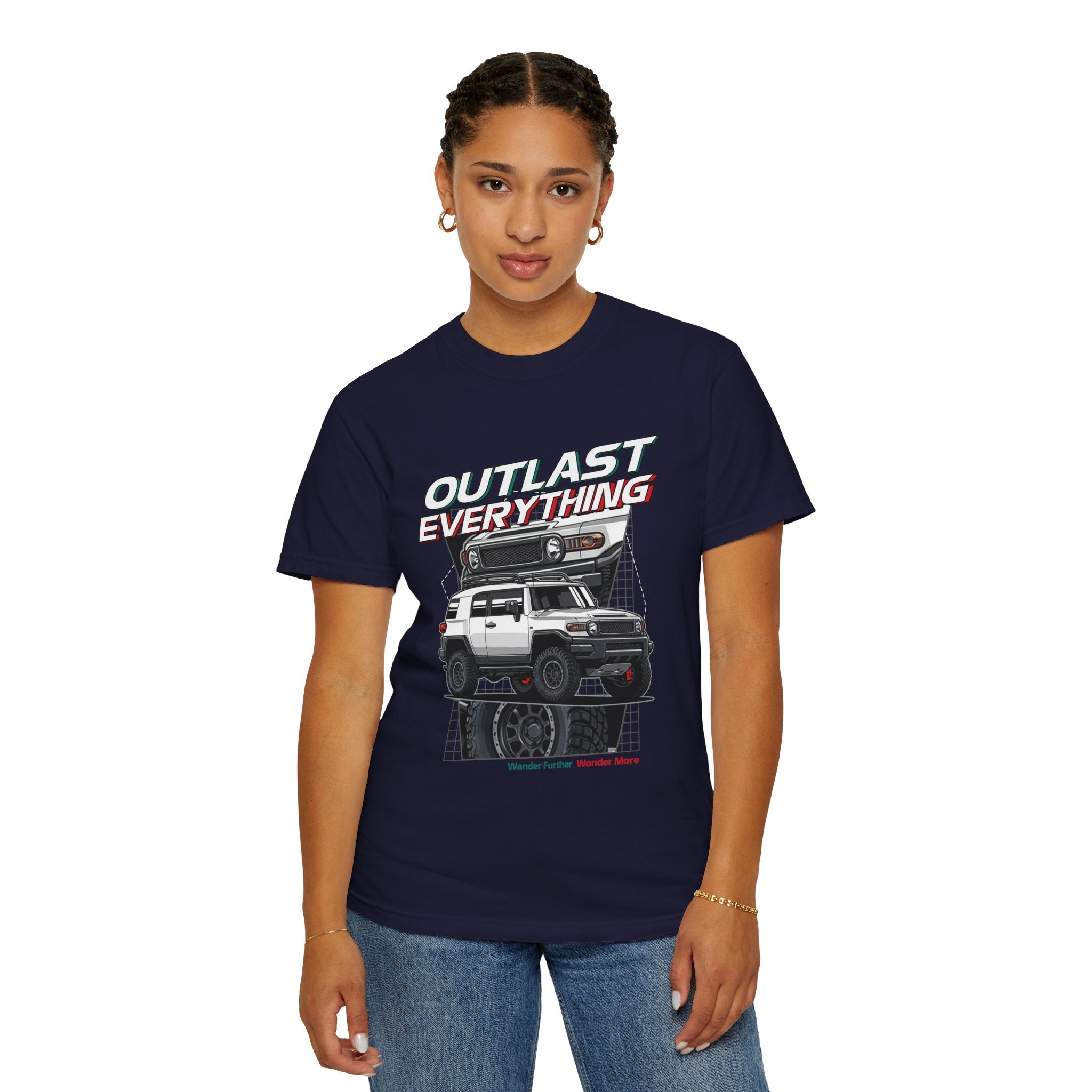 Outlast Everything Off‑Road T-Shirt — 4x4 Adventure Truck Graphic Tee