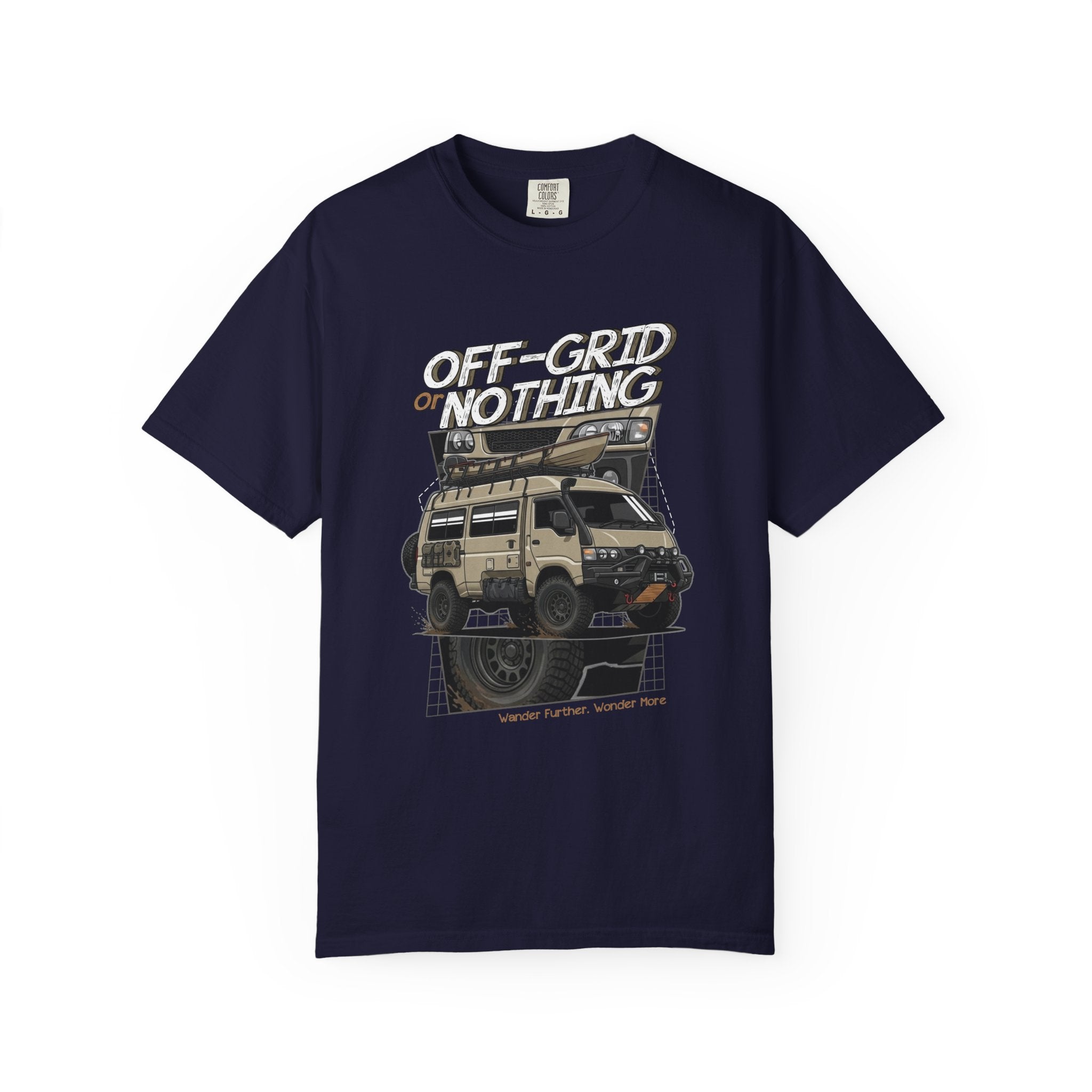Off-Grid Nothing Adventure T-Shirt — Overland Camper Van Graphic Tee
