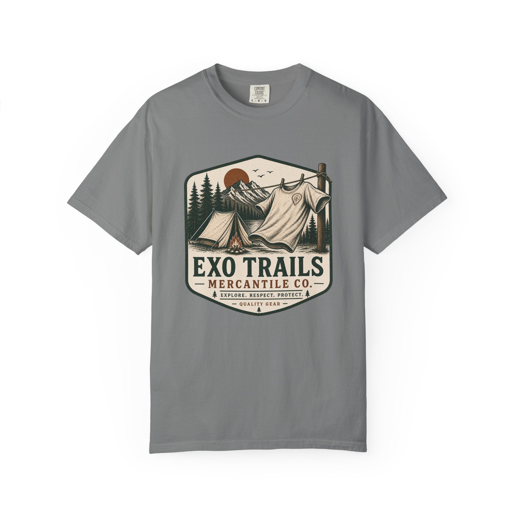 Trail Camp Tee — EXO Trails Campground Graphic T-Shirt