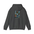 Adventure Photo Collage Hoodie — "Adventure" Travel Graphic Pullover