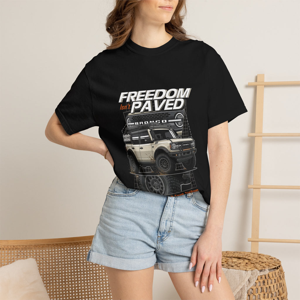 Freedom Off-Road T-Shirt — "Freedom Not Paved" Adventure Tee