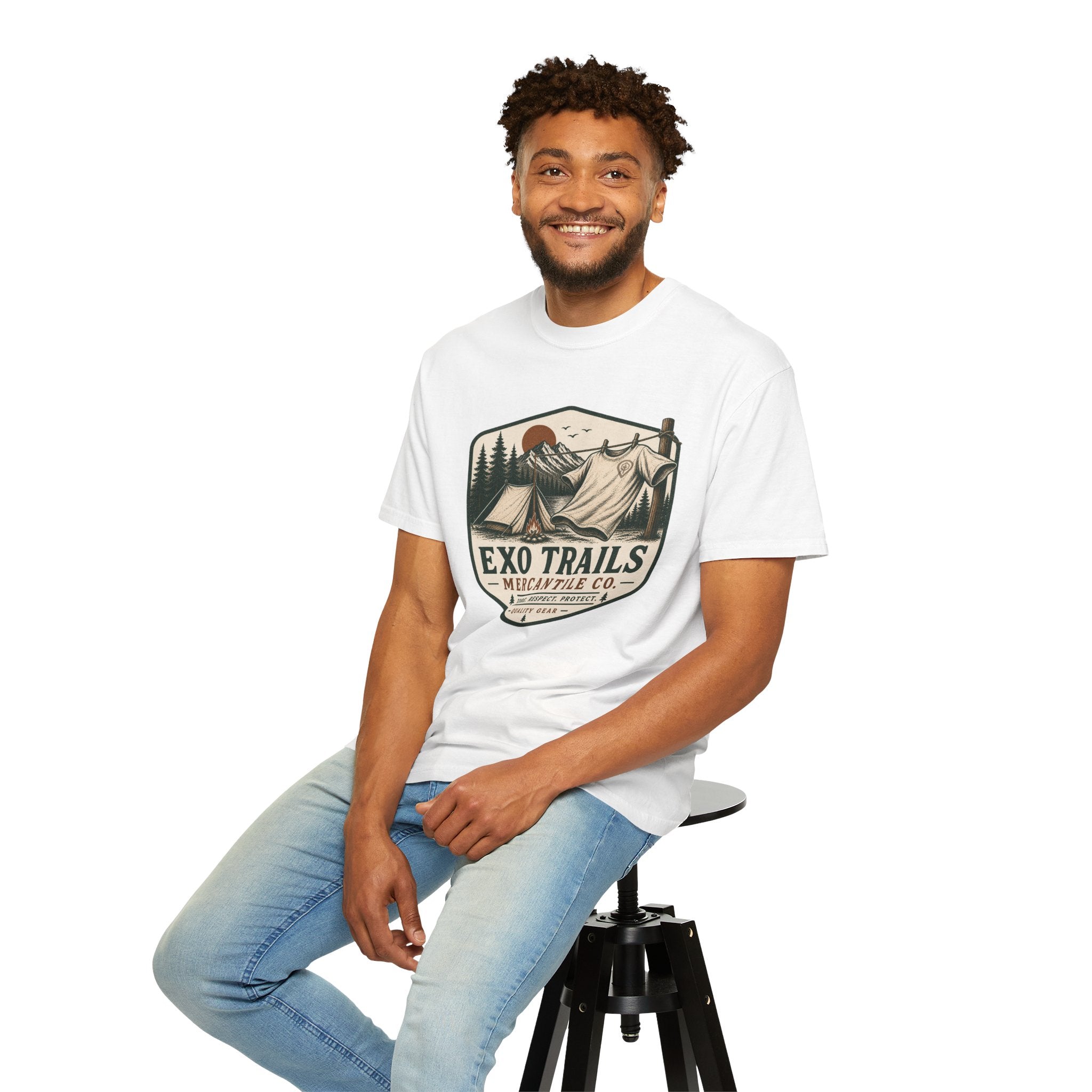 Trail Camp Tee — EXO Trails Campground Graphic T-Shirt