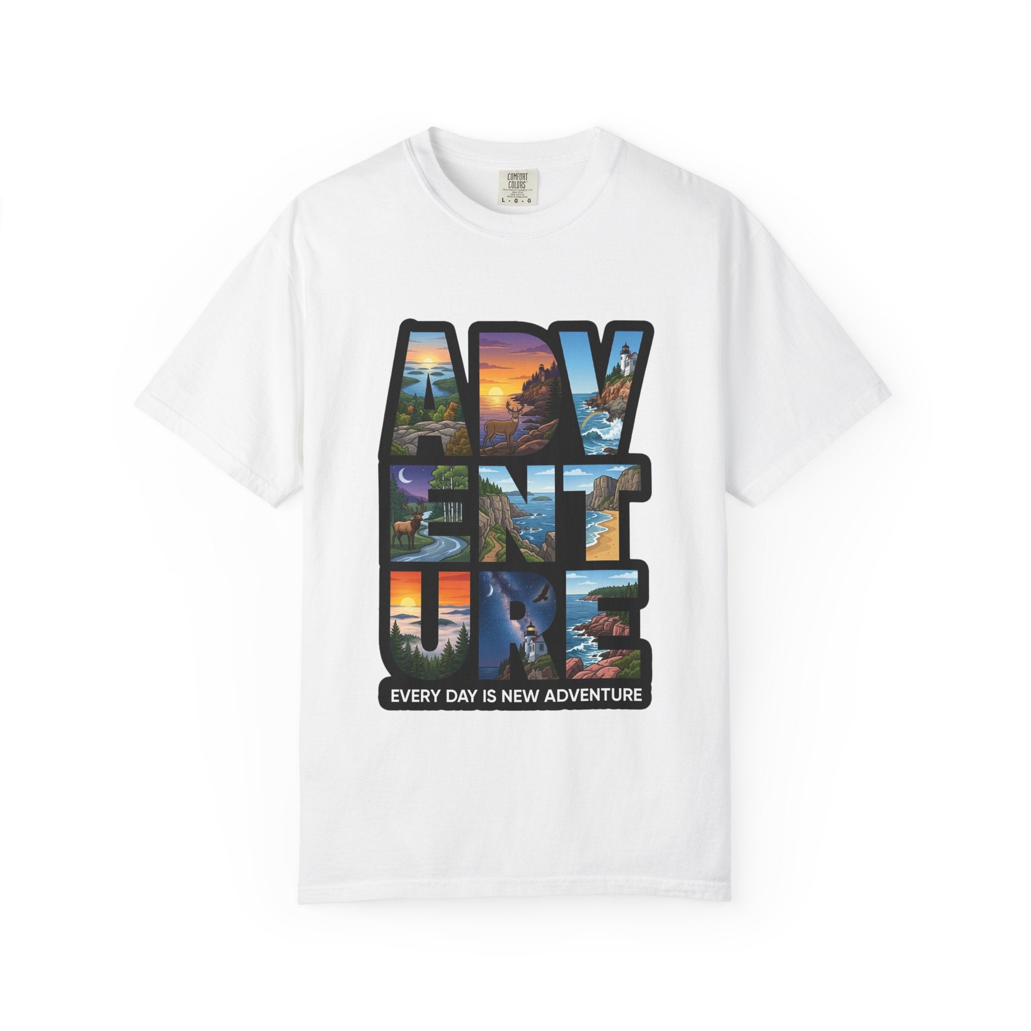 Adventure T-Shirt — "Every Day Is New Adventure" Graphic Tee