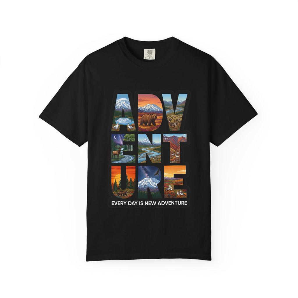 Adventure T-Shirt — "Every Day Is New Adventure" Graphic Tee