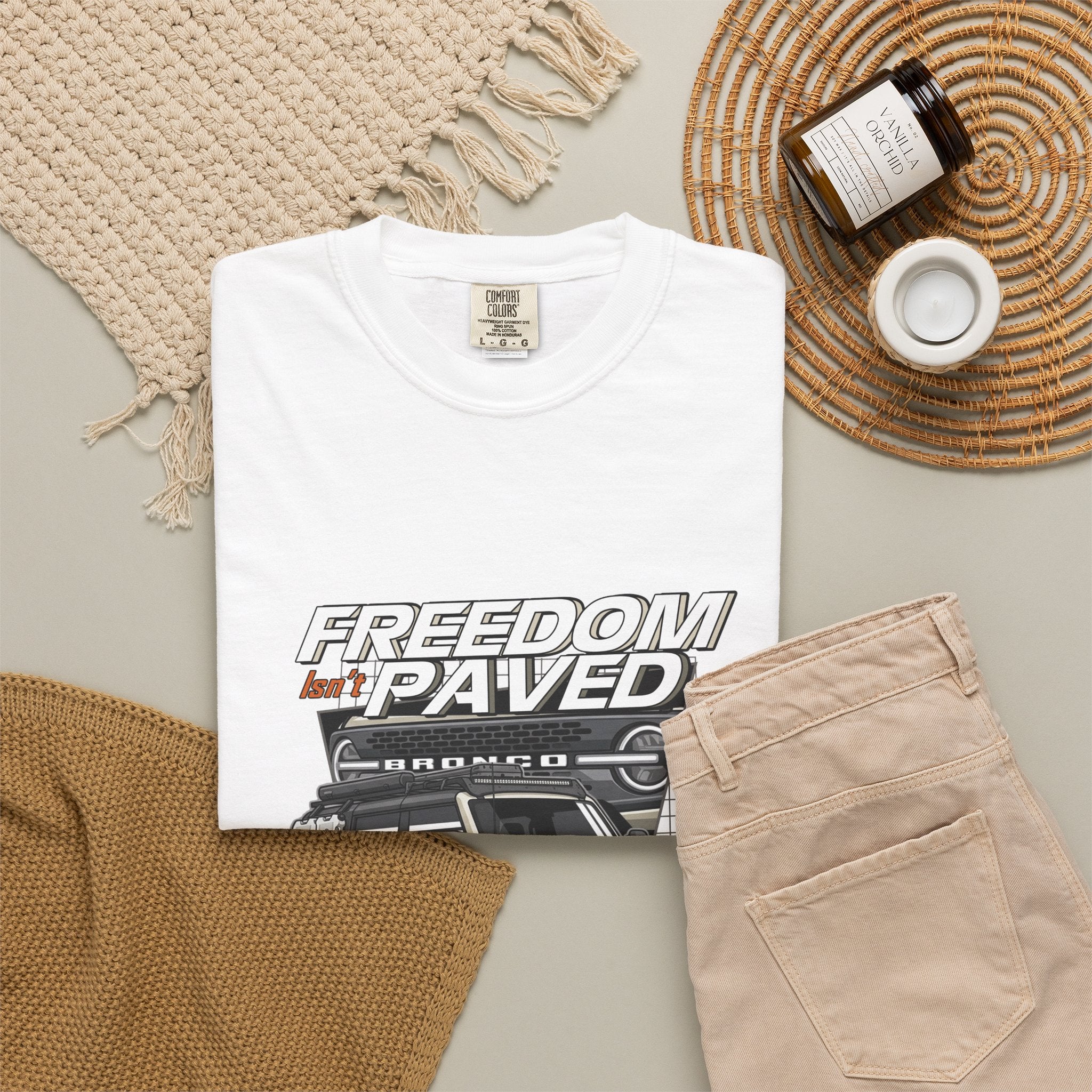 Freedom Off-Road T-Shirt — "Freedom Not Paved" Adventure Tee