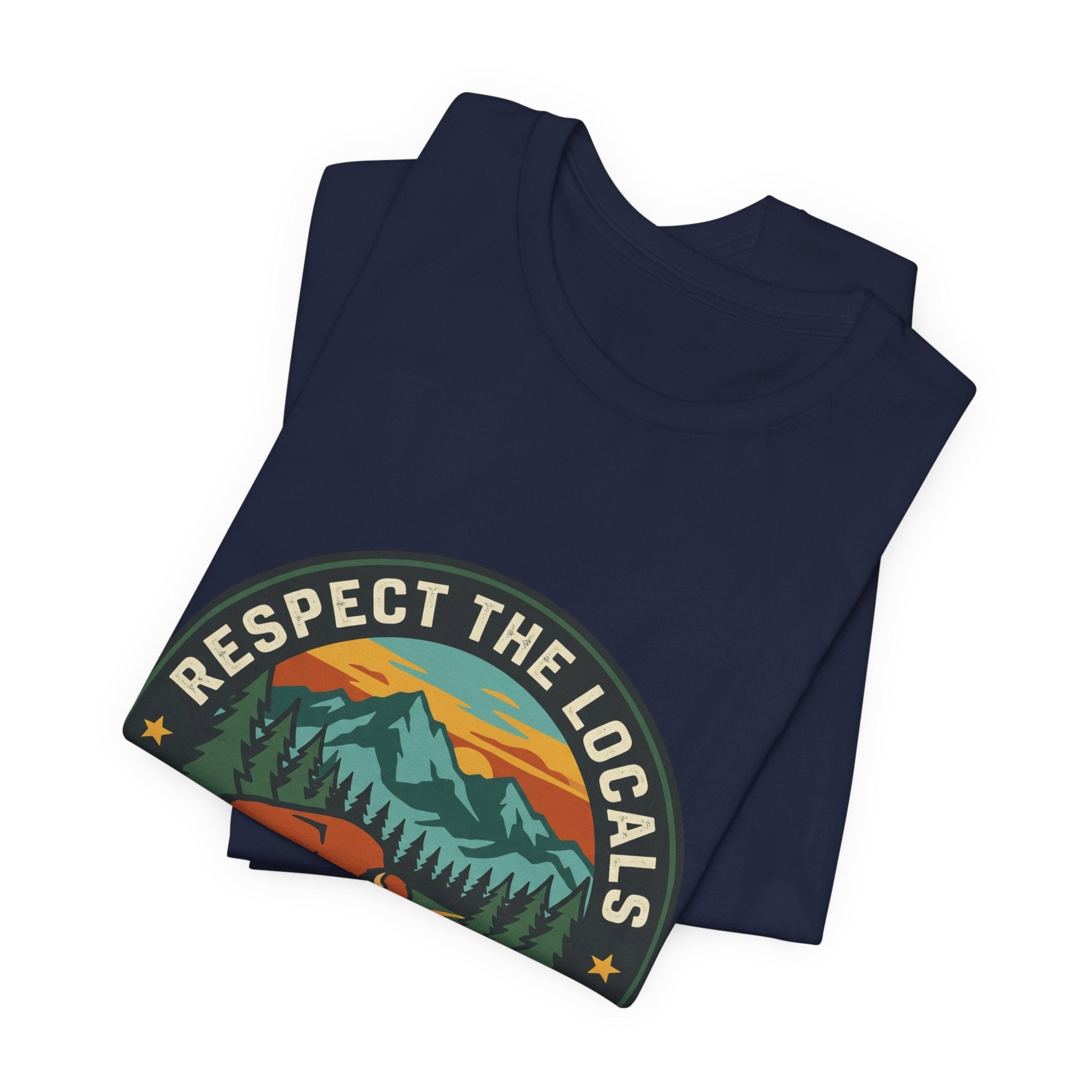 Respect the Locals Protect Our National Parks Tee | Vintage National Parks Hiking Camping