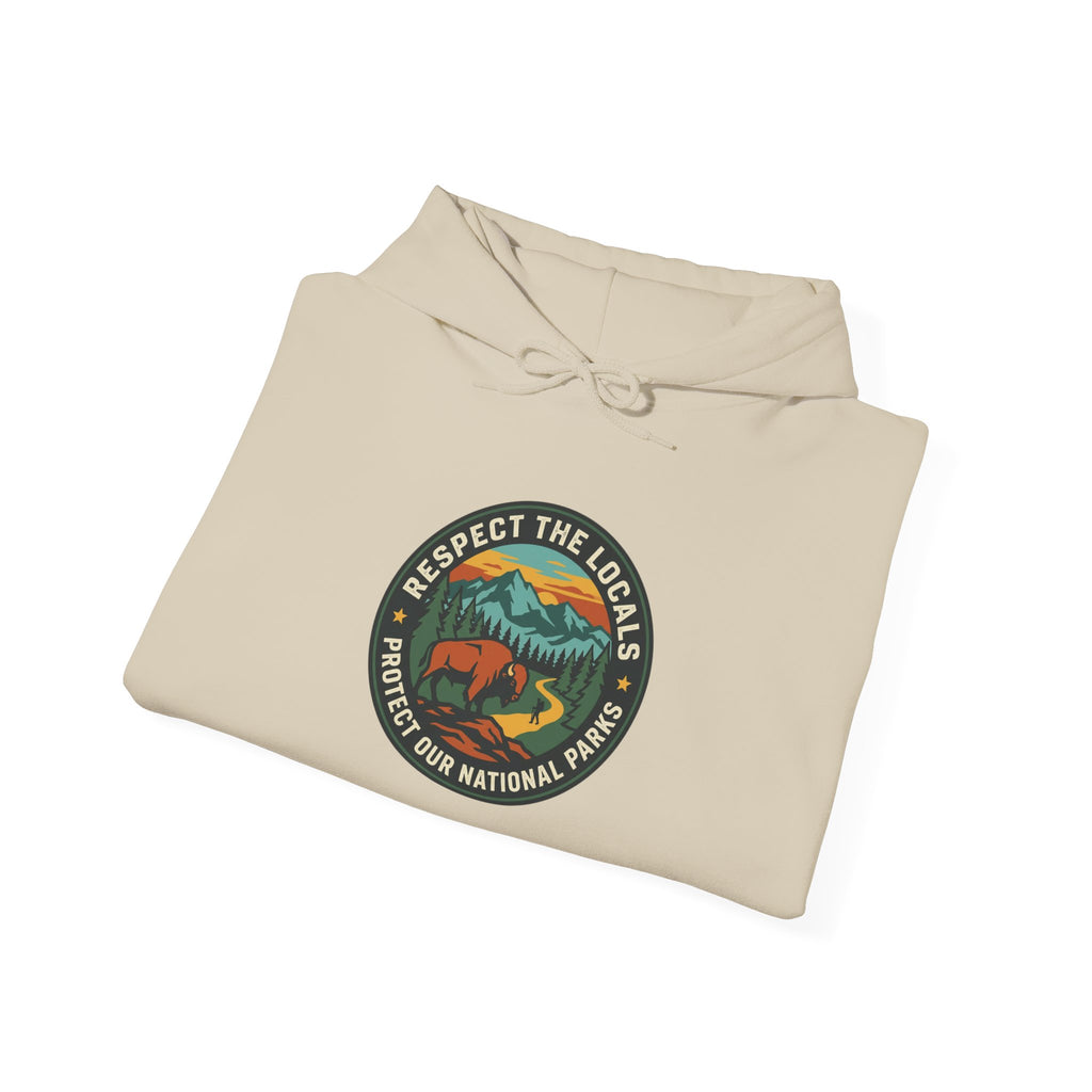 Respect the Locals Patch Hoodie | National Parks, Leave No Trace