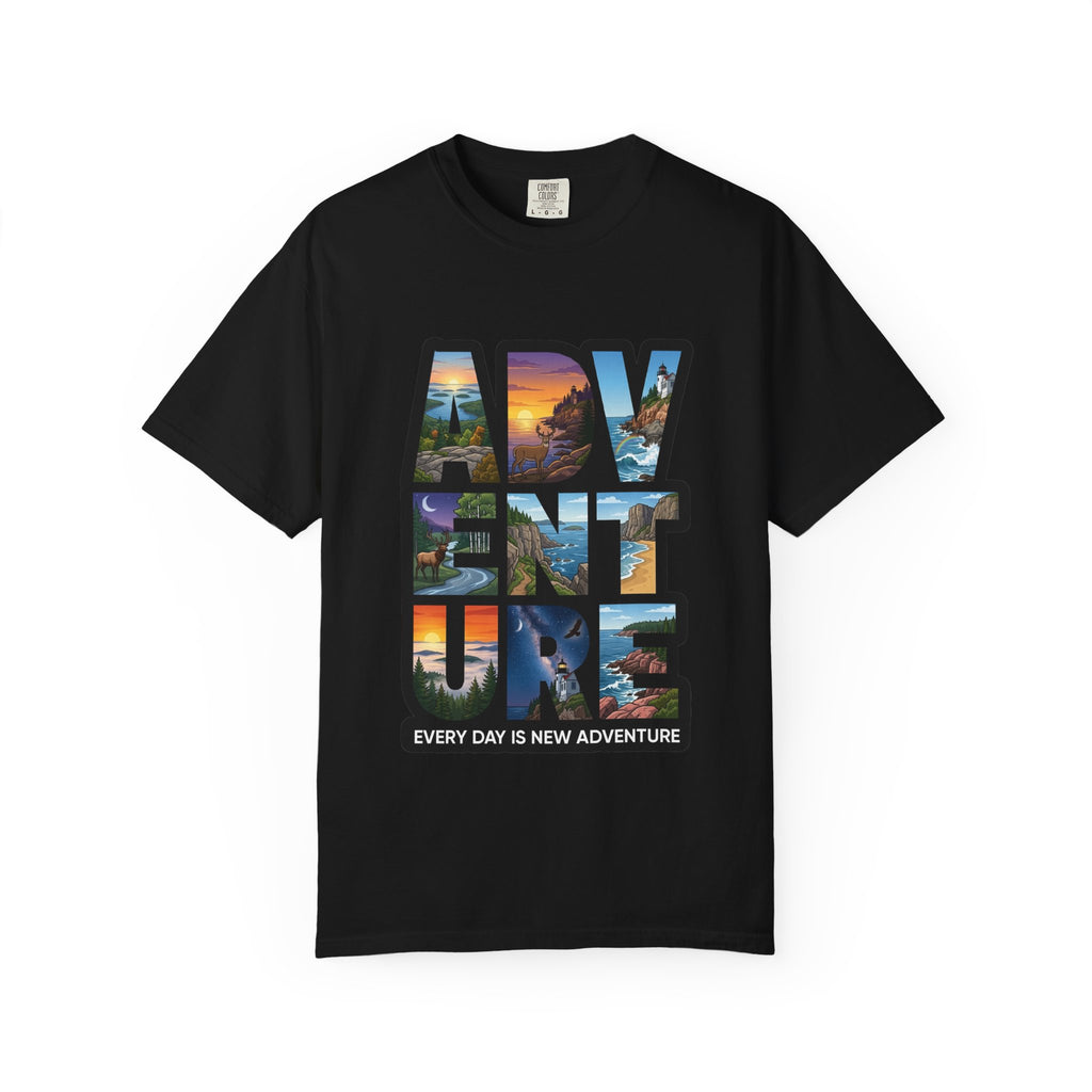 Adventure T-Shirt — "Every Day Is New Adventure" Graphic Tee