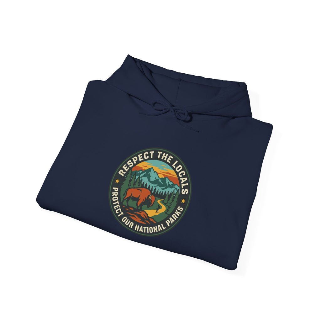 Respect the Locals Patch Hoodie | National Parks, Leave No Trace