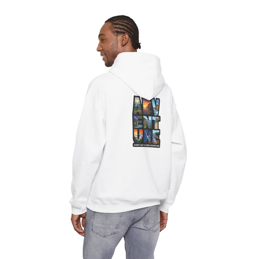 Adventure Hoodie – 'My Vent ure' Scenic Travel Graphic Pullover