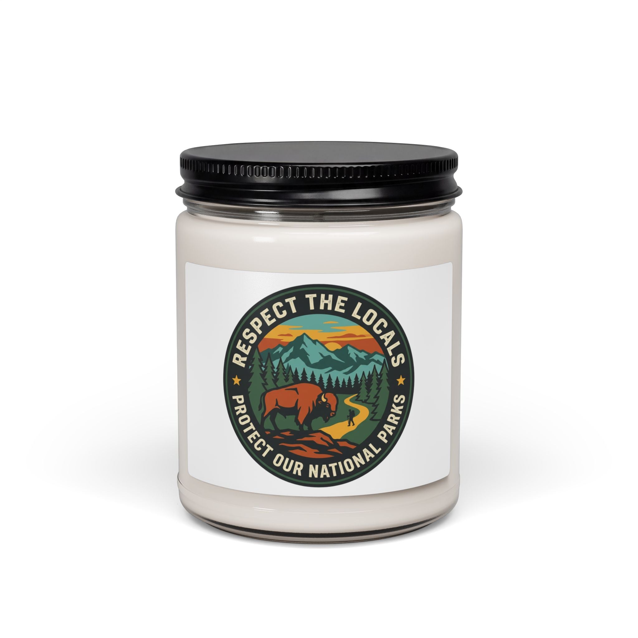 Respect the Locals Soy Candle, Protect Our National Parks | Eco-Friendly, Hiking