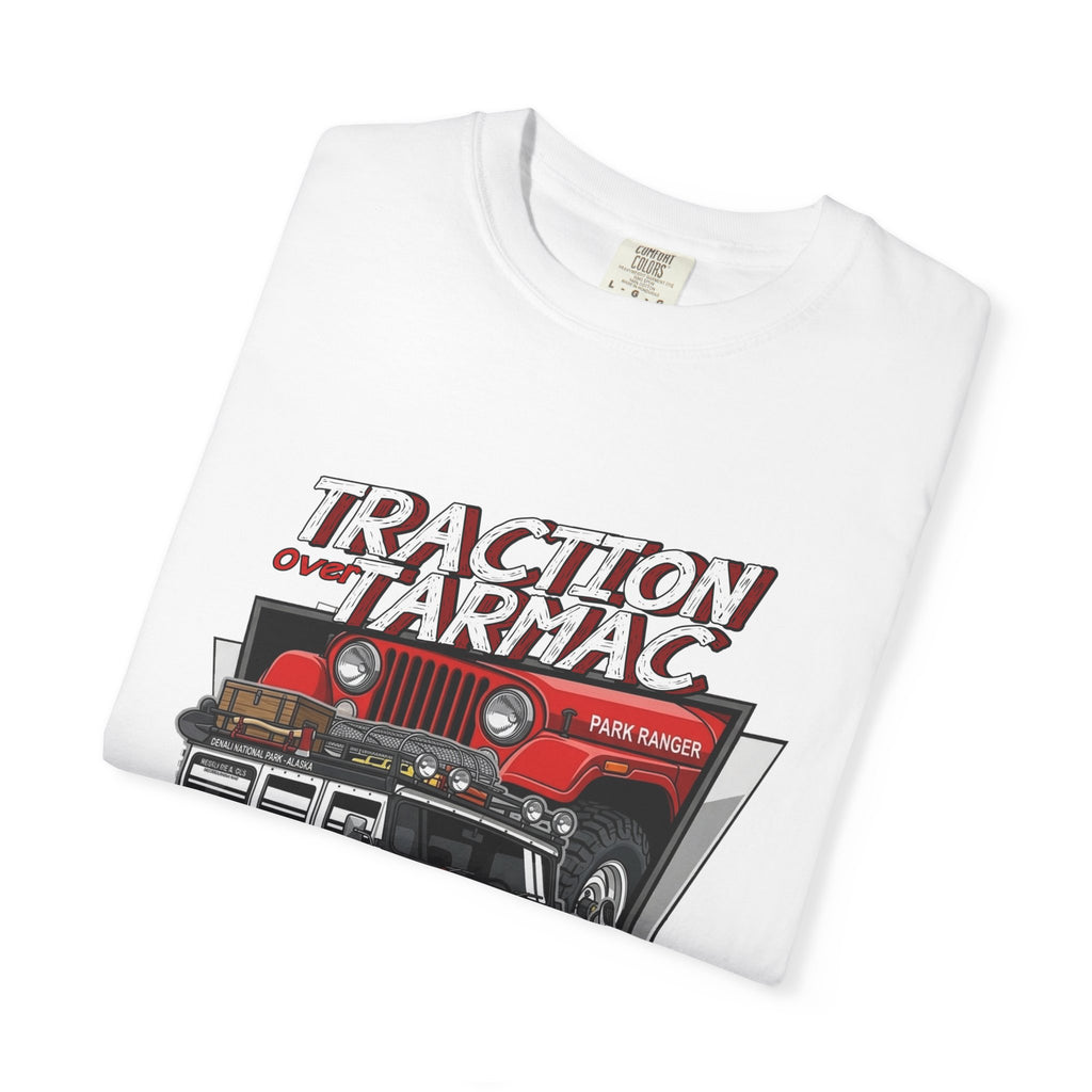 Jeep Off-Road T-Shirt — "Traction on Tarmac" Graphic Tee