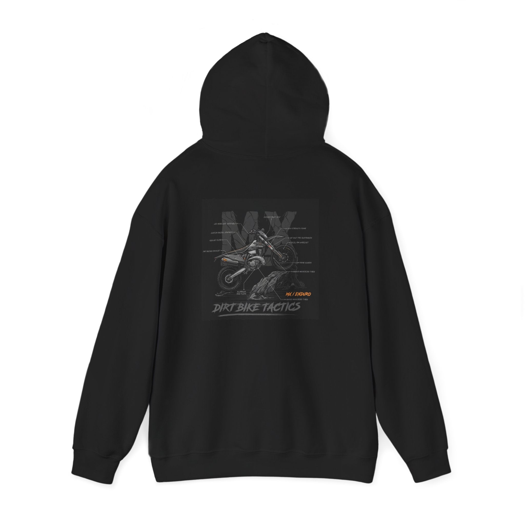 MX Dirt Bike Hoodie — Motocross Racing Graphic Sweatshirt