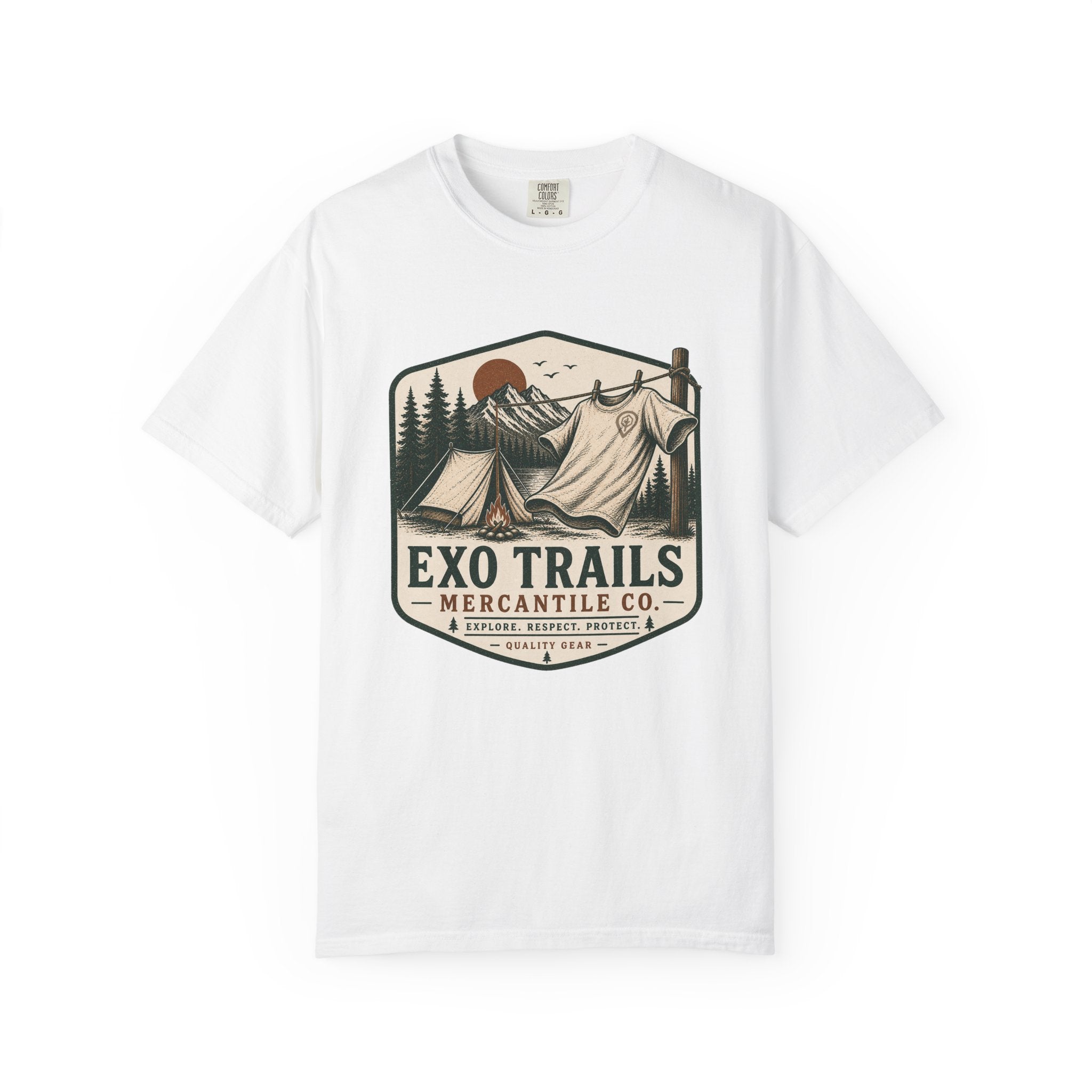 Trail Camp Tee — EXO Trails Campground Graphic T-Shirt