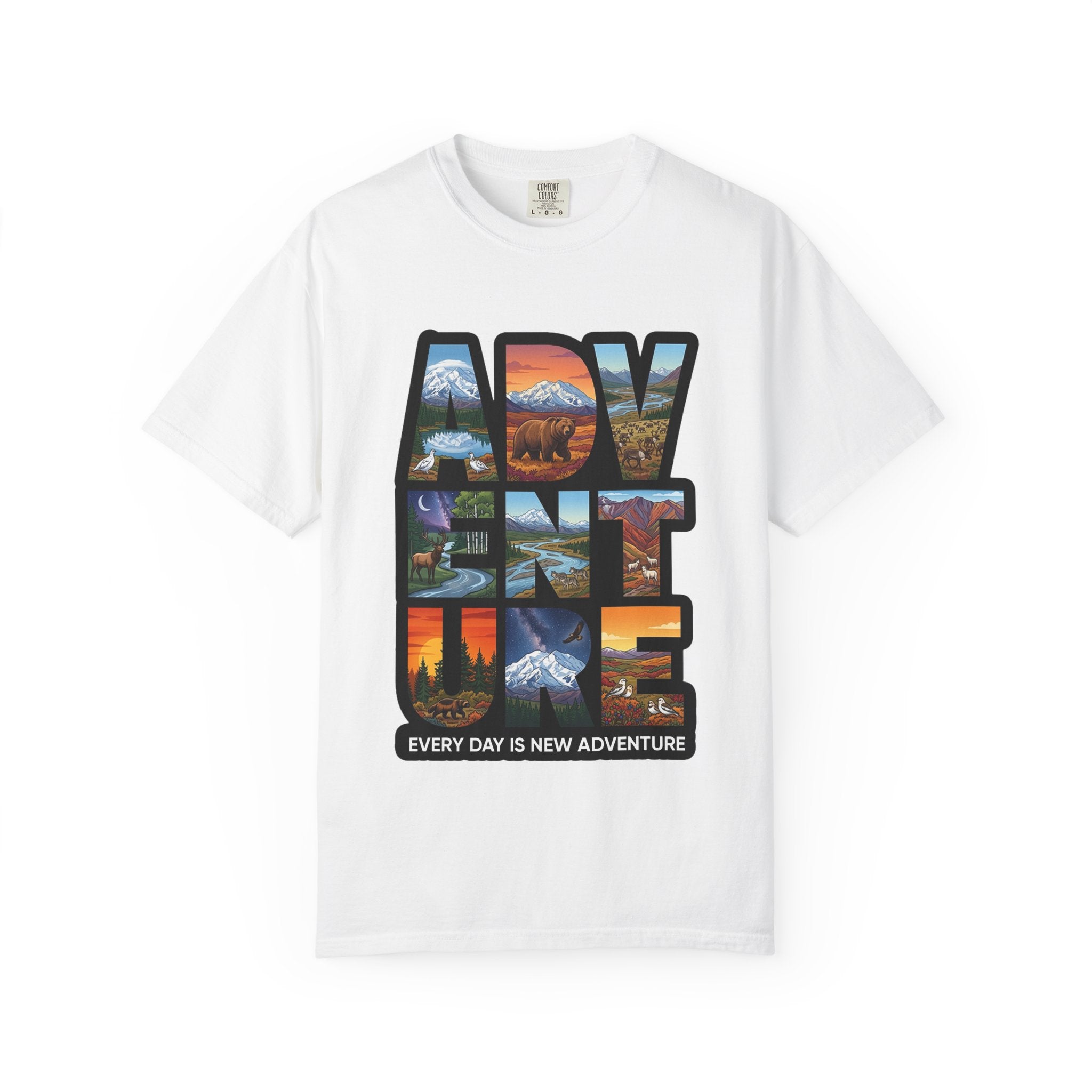 Adventure T-Shirt — "Every Day Is New Adventure" Graphic Tee