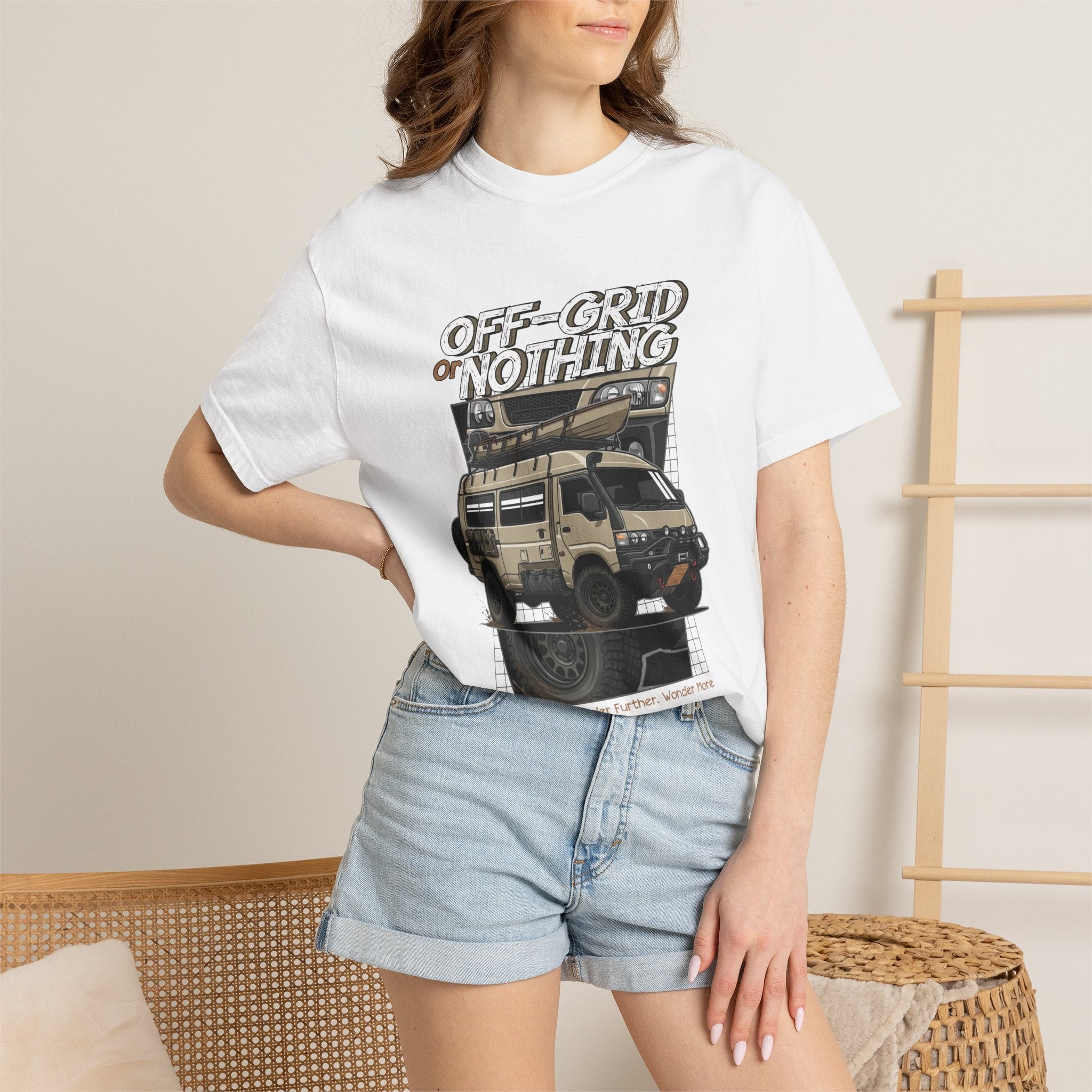 Off-Grid Nothing Adventure T-Shirt — Overland Camper Van Graphic Tee