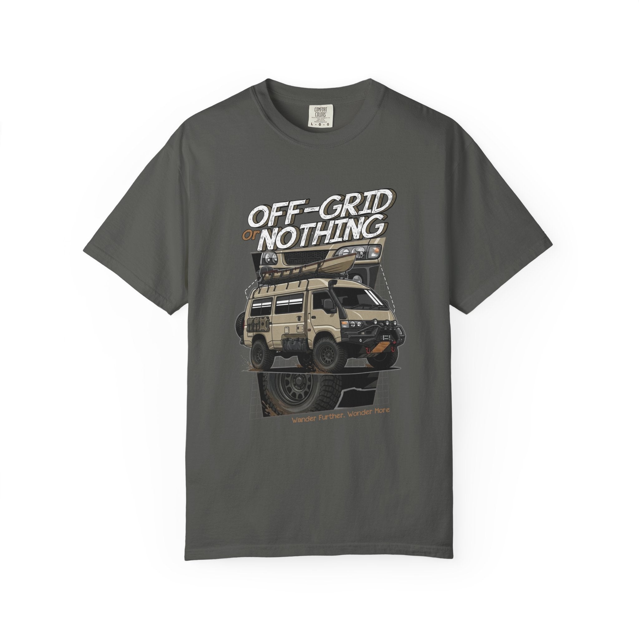 Off-Grid Nothing Adventure T-Shirt — Overland Camper Van Graphic Tee