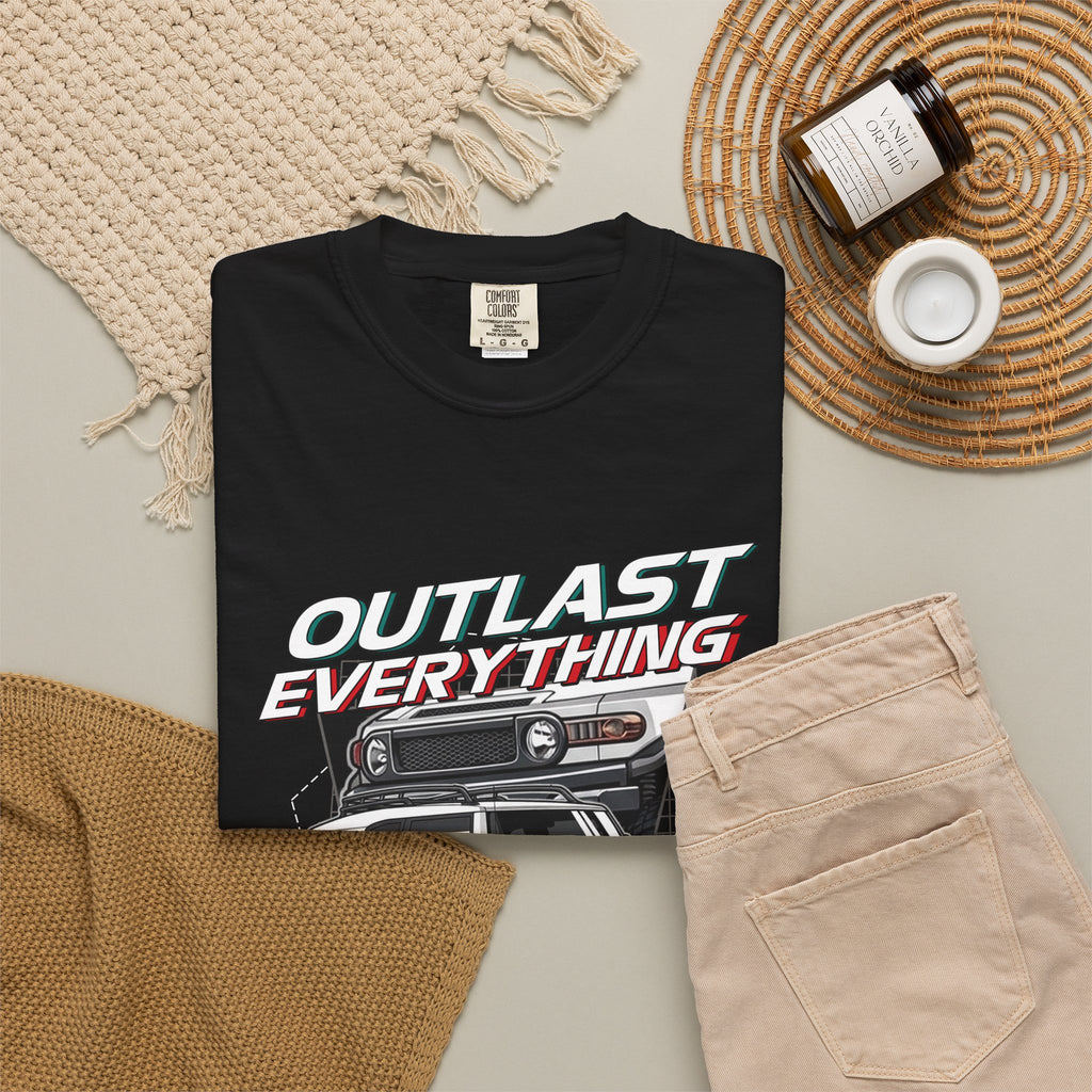 Outlast Everything Off‑Road T-Shirt — 4x4 Adventure Truck Graphic Tee