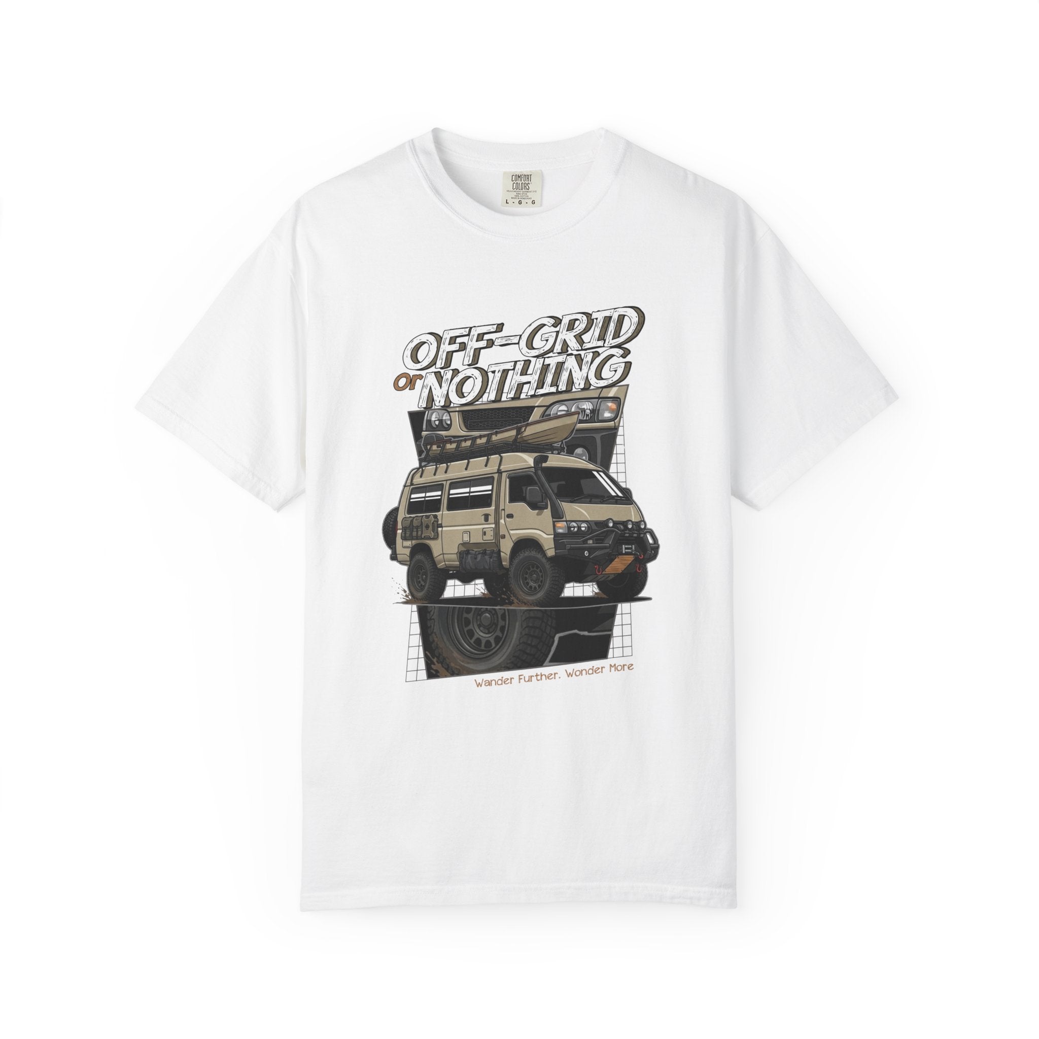 Off-Grid Nothing Adventure T-Shirt — Overland Camper Van Graphic Tee