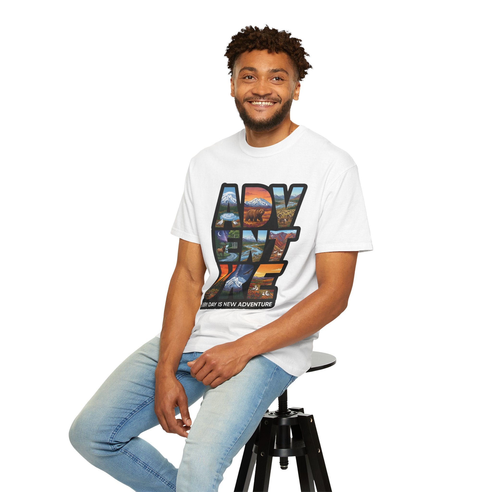 Adventure T-Shirt — "Every Day Is New Adventure" Graphic Tee