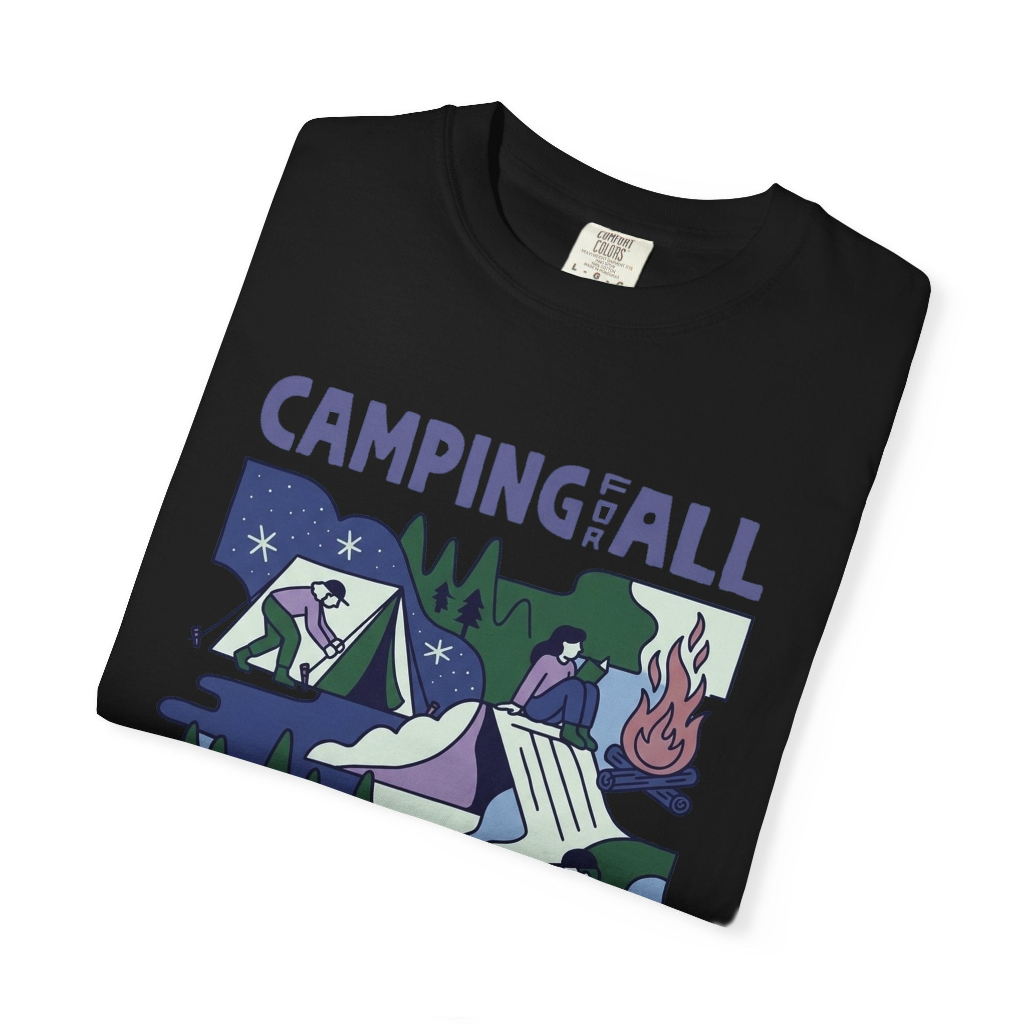 Camping for All T-Shirt — 2026 BaseCamp Community Outdoor Graphic Tee