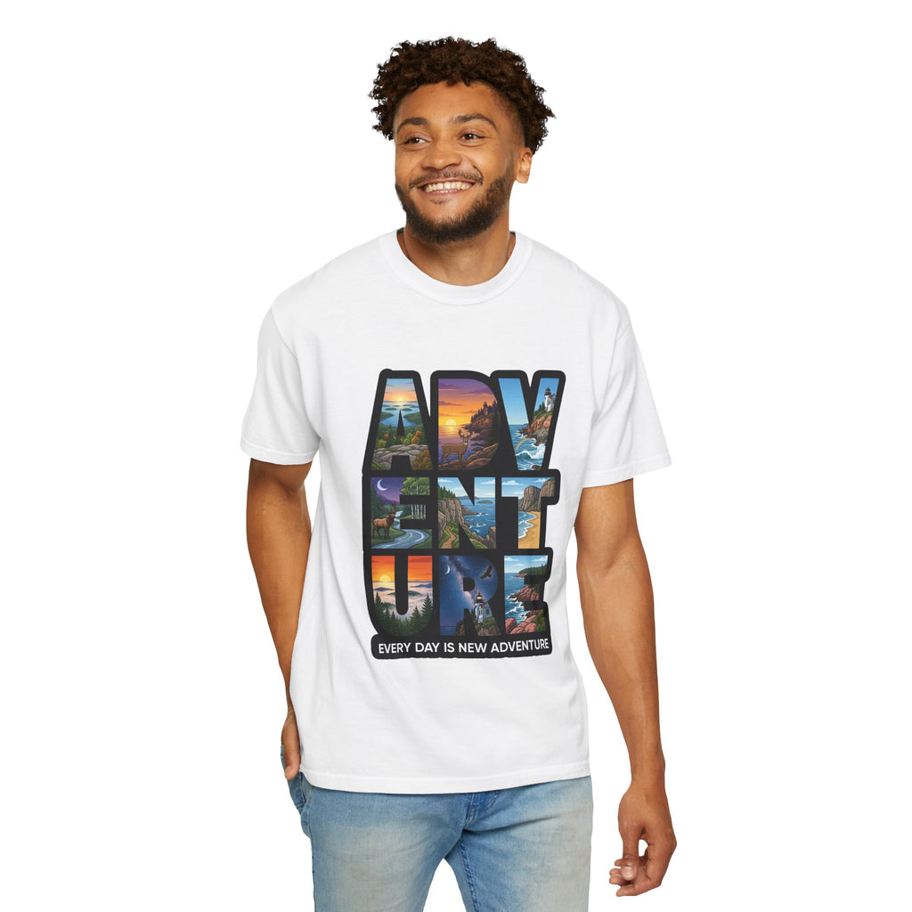 Adventure T-Shirt — "Every Day Is New Adventure" Graphic Tee