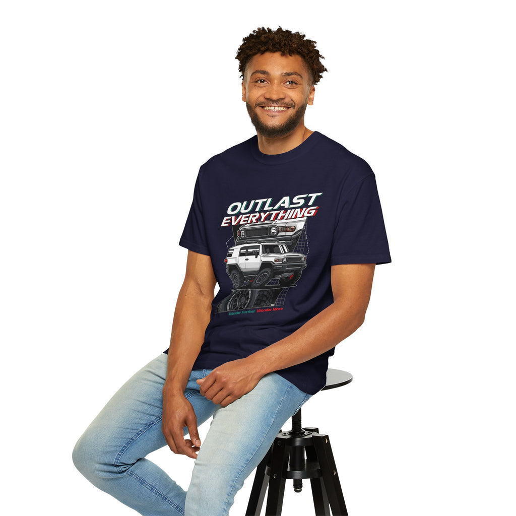 Outlast Everything Off‑Road T-Shirt — 4x4 Adventure Truck Graphic Tee