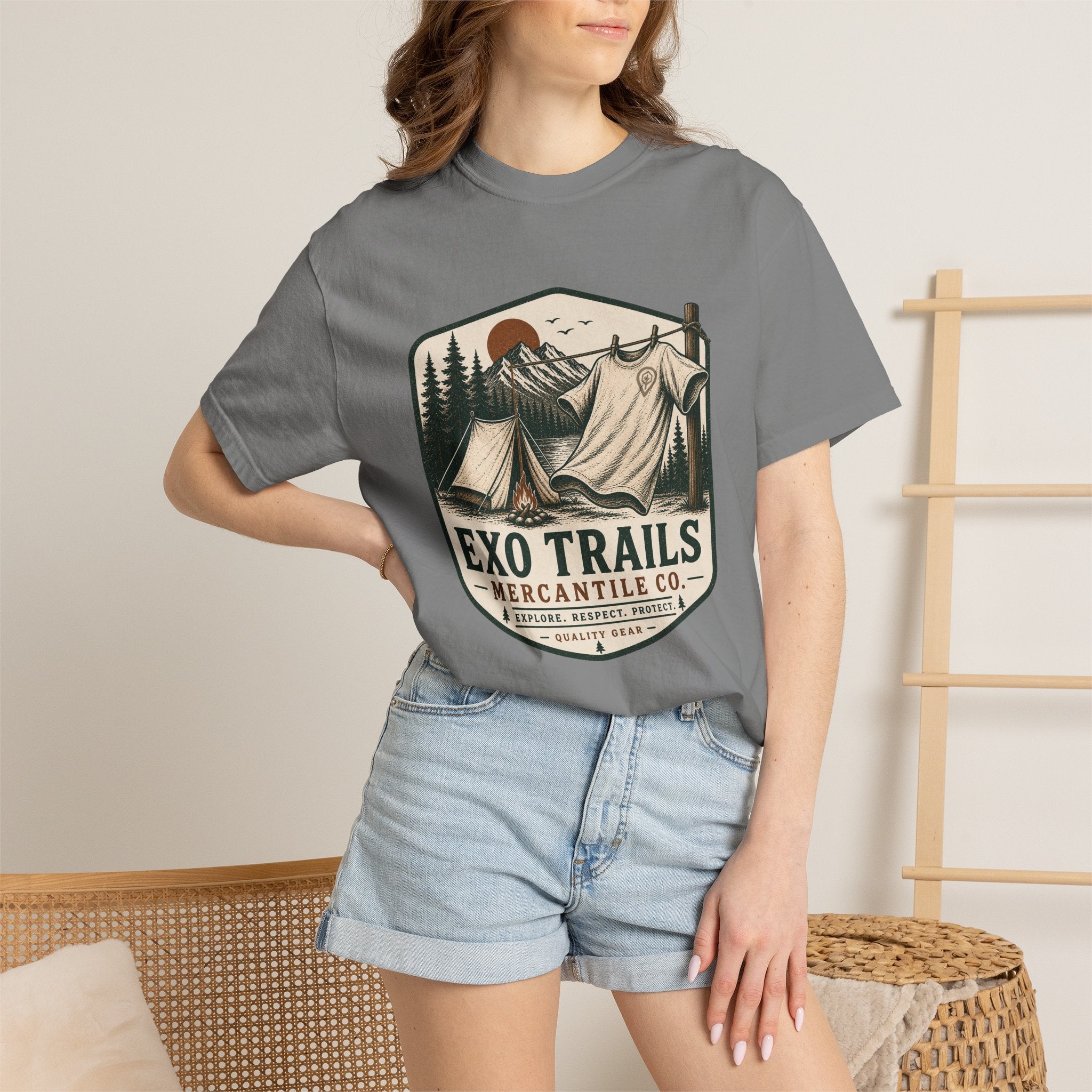 Trail Camp Tee — EXO Trails Campground Graphic T-Shirt