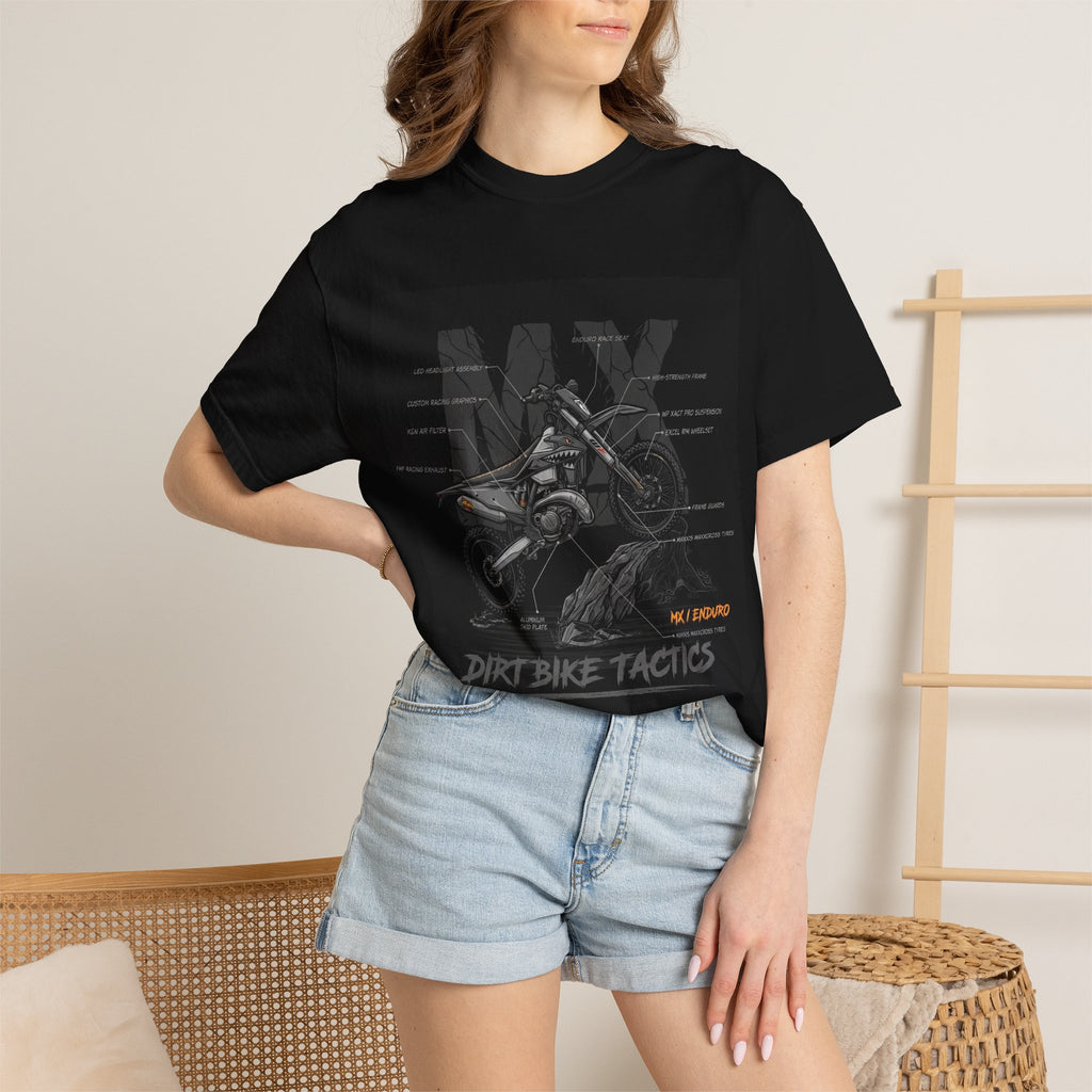 Dirt Bike T-Shirt — MX 'Dirt Bike Tactics' Graphic Tee