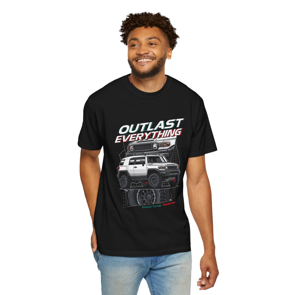 Outlast Everything Off‑Road T-Shirt — 4x4 Adventure Truck Graphic Tee