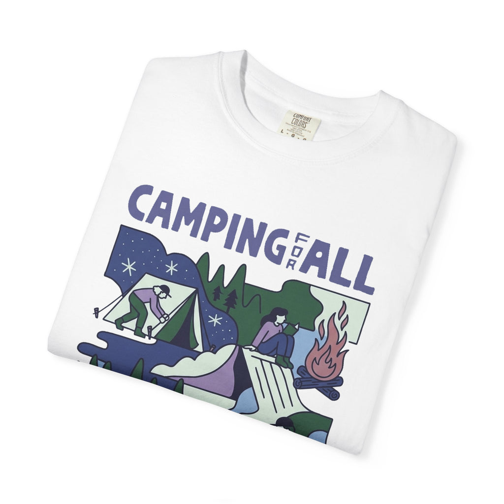 Camping for All T-Shirt — 2026 BaseCamp Community Outdoor Graphic Tee